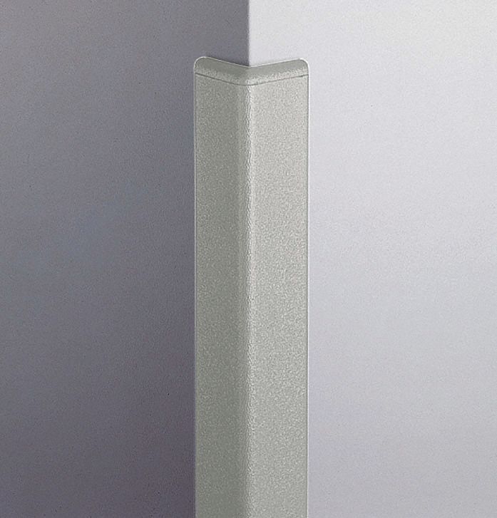 PAWLING CORP Corner Guard, PVC/Recycled Vinyl, 48 in Height, 2 in Width, 0.085 in Thickness