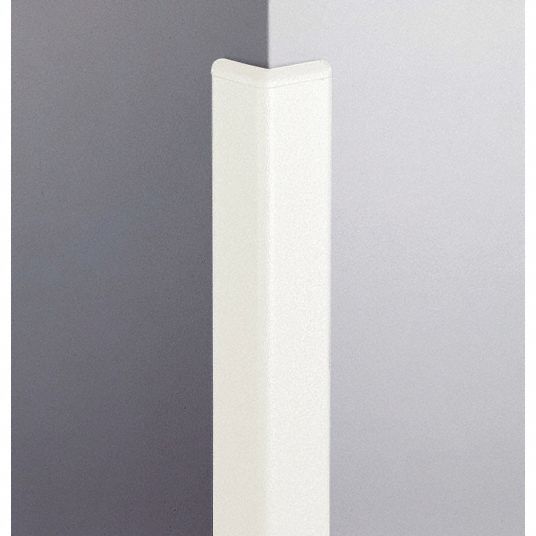 White vinyl deals corner guards