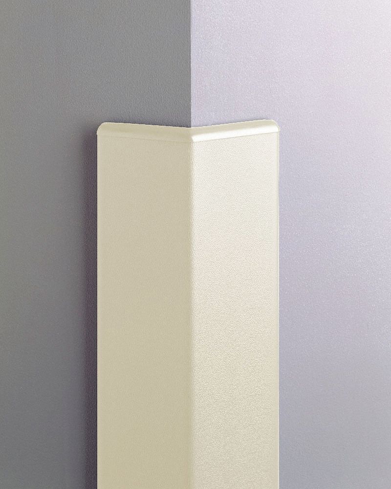 PAWLING CORP Corner Guard, PVC/Aluminum, 48 in Height, 3 in Width, 0.1