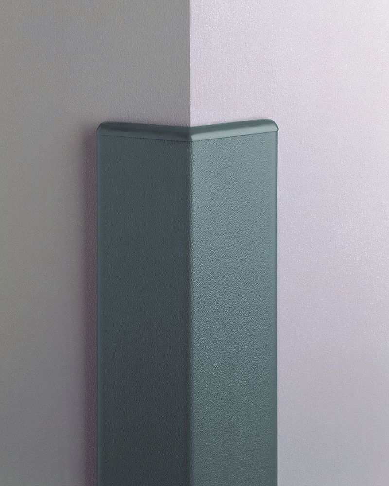 Corner Guard, Teal, Textured, Vinyl, 4 ft H