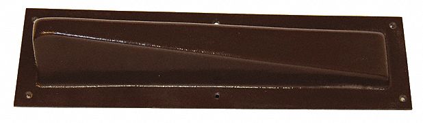 Door Knob Protector: 12 in Lg, 3 3/16 in Wd, 2 3/16 in Projection, Brown, PVC, 12 in