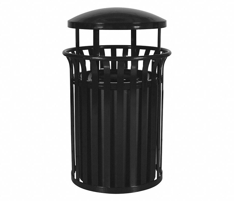 GRAINGER Bote de Basura, Redonda, 37 gal., 42