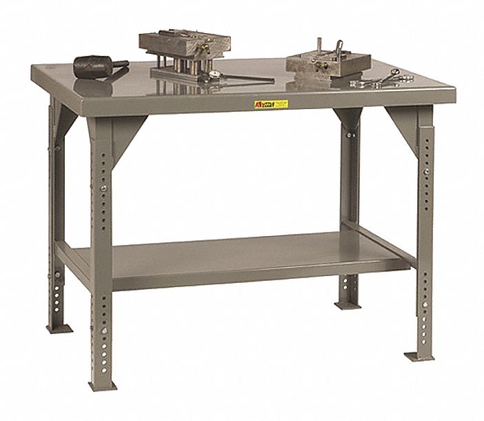 Little Giant Adj Ht Steel Workbench 34aw04ww3072 Adj Grainger