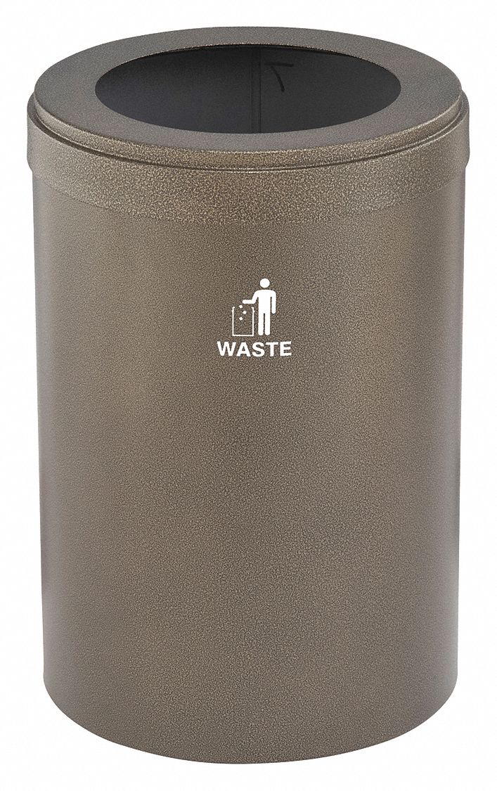 Recycling Container, Brown, 41 gal.