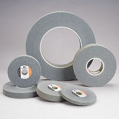 Convolute Wheel, 8 Dia x 1/2W x 3in Arbor