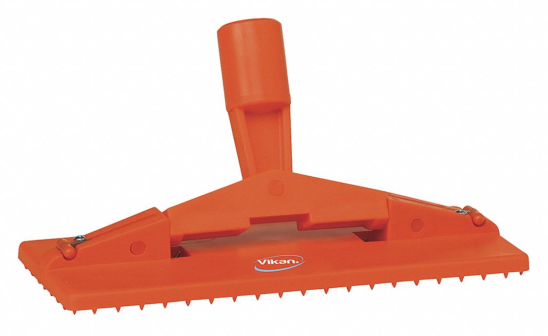 VIKAN FLOOR PAD HOLDER,9" X 3.7", ORANGE Baseboard Cleaning Pads and