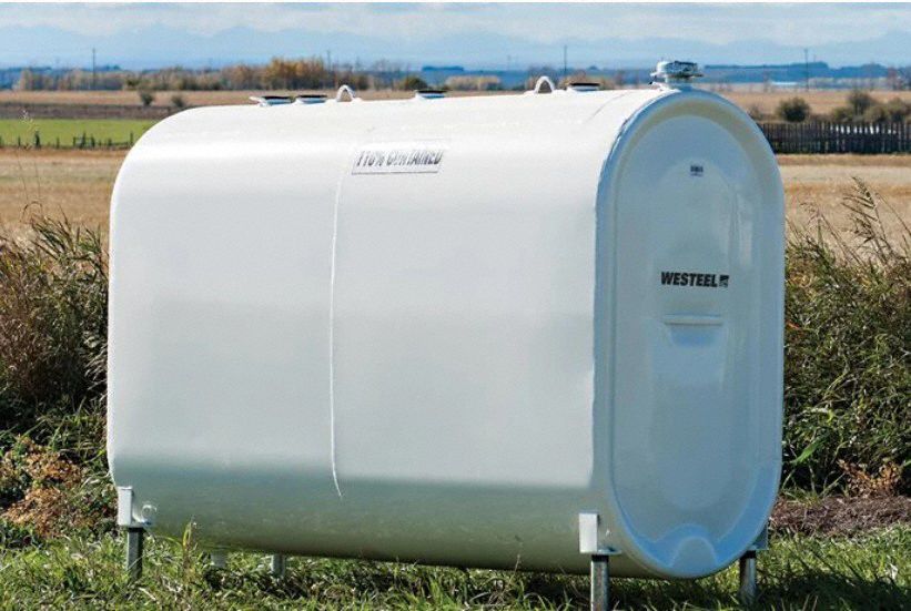 WESTEEL FUEL TRANSFER TANK, CSA S602M2002, OVAL, WHITE, 936 L, 23 X 47 X 60 IN Transfer Tanks
