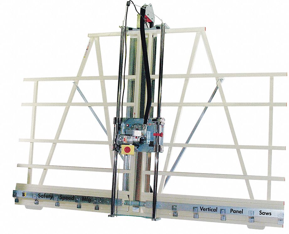 Panel Saw: Horizontal/Vertical, 74 in Cutting Ht, 98 in Overall Ht, 8 in Blade Dia.
