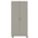 STORAGE CABINET, CASTERS, 48 X 24 X 72 IN, SWING, KEYED, 4 SHELVES, ADJUSTABLE, GREY, STEEL