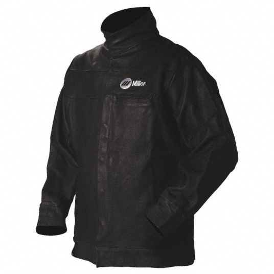 Miller welding sale jacket leather