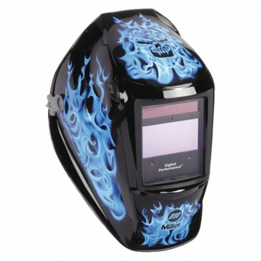 MILLER ELECTRIC, AutoDarkening, 3 Arc Sensors, Welding Helmet 34C378
