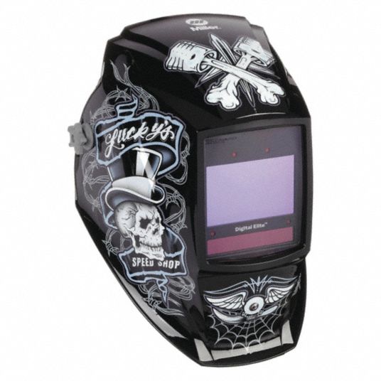 MILLER ELECTRIC, AutoDarkening, 4 Arc Sensors, Welding Helmet 34C383
