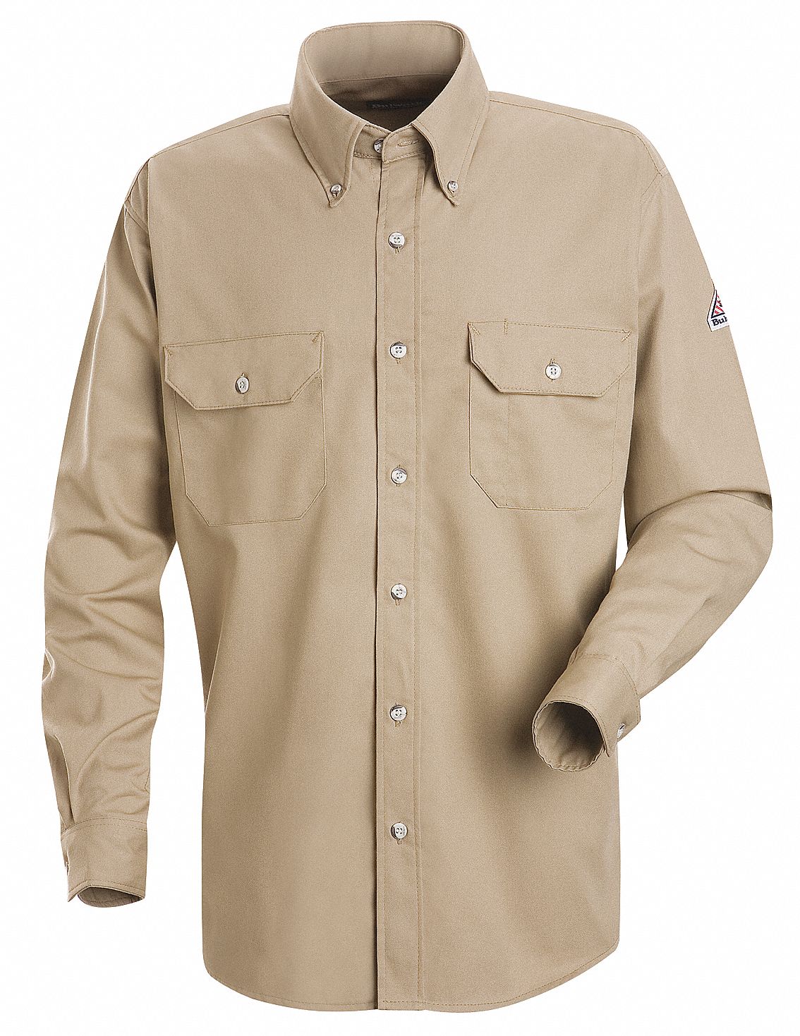 VF IMAGEWEAR Flame-Resistant Collared Shirt: 9 cal/sq cm ATPV, Men's ...
