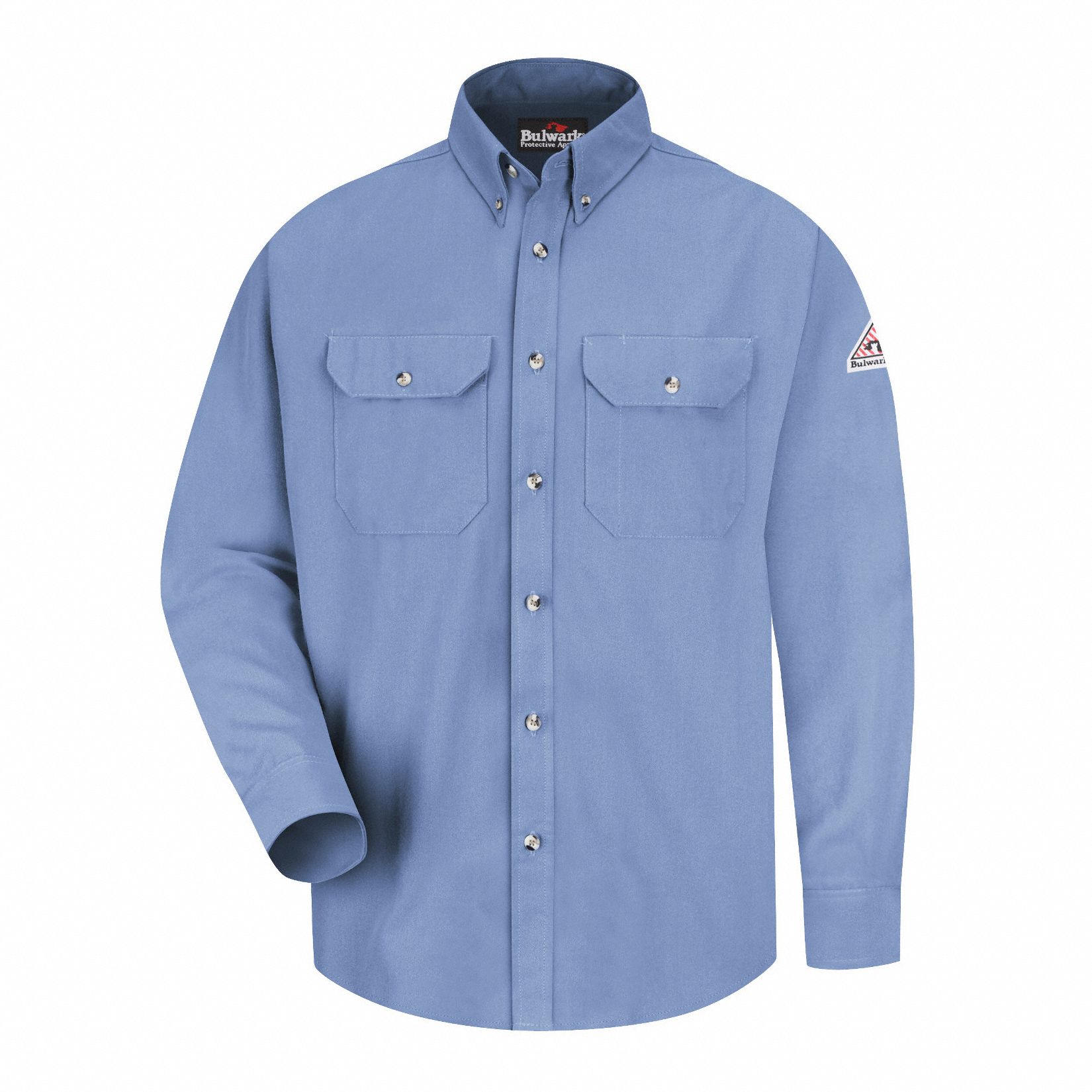 Flame-Resistant Collared Shirt: 9 cal/sq cm ATPV, Men's, Regular, 2XL, CoolTouch 2 ( 7 oz )