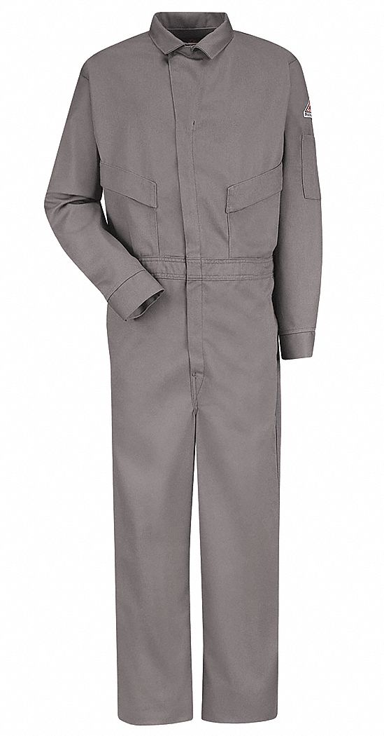 VF IMAGEWEAR, 9.1 cal/sq cm ATPV, Men's, Coverall - 34C982|CLD4GY RG 50 ...