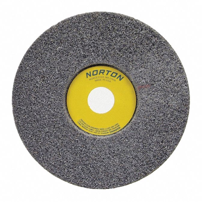 NORTON Type 5 Aluminum Oxide Recessed Grinding Wheel, 7 in, 1 in