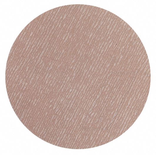 Hook-and-Loop Sanding Disc: 3 in Dia, Non-Vacuum, Aluminum Oxide, P240 Grit, B Wt Paper