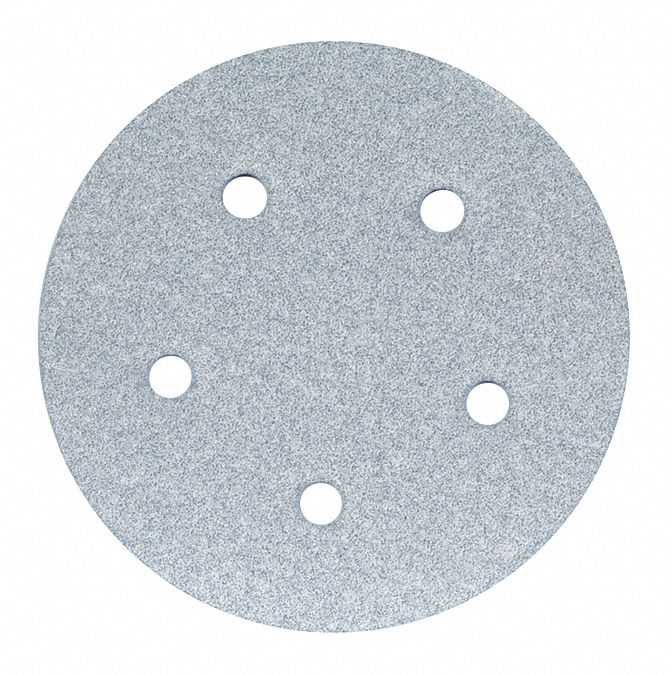 NORTON, 5 in Dia, 5 Hole, HookandLoop Sanding Disc 34CC33