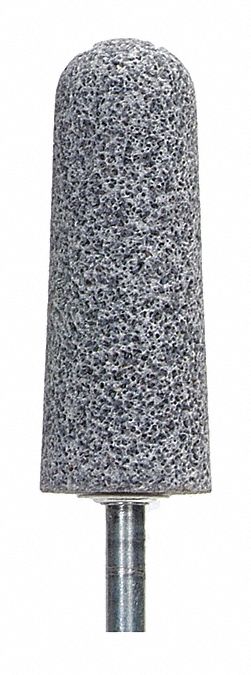 MOUNTED POINT, 1 IN DIAMETER, ALUMINUM OXIDE, 36 GRIT, A3