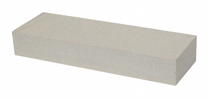 SINGLE GRIT BENCHSTONE, 8 IN L X 2 IN W X 1 IN, SILICON CARBIDE, COARSE