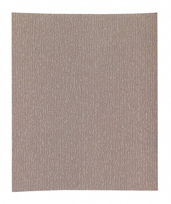 Sanding Sheet: 9 in W x 11 in L, Aluminum Oxide, P500 Grit, B Wt Paper, A275OP, 100 PK