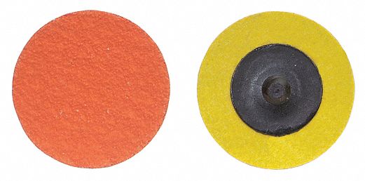 Quick-Change Sanding Disc: TR, 2", Ceramic, 120 Grit, 3-Ply Wt Polyester, Blaze R980P