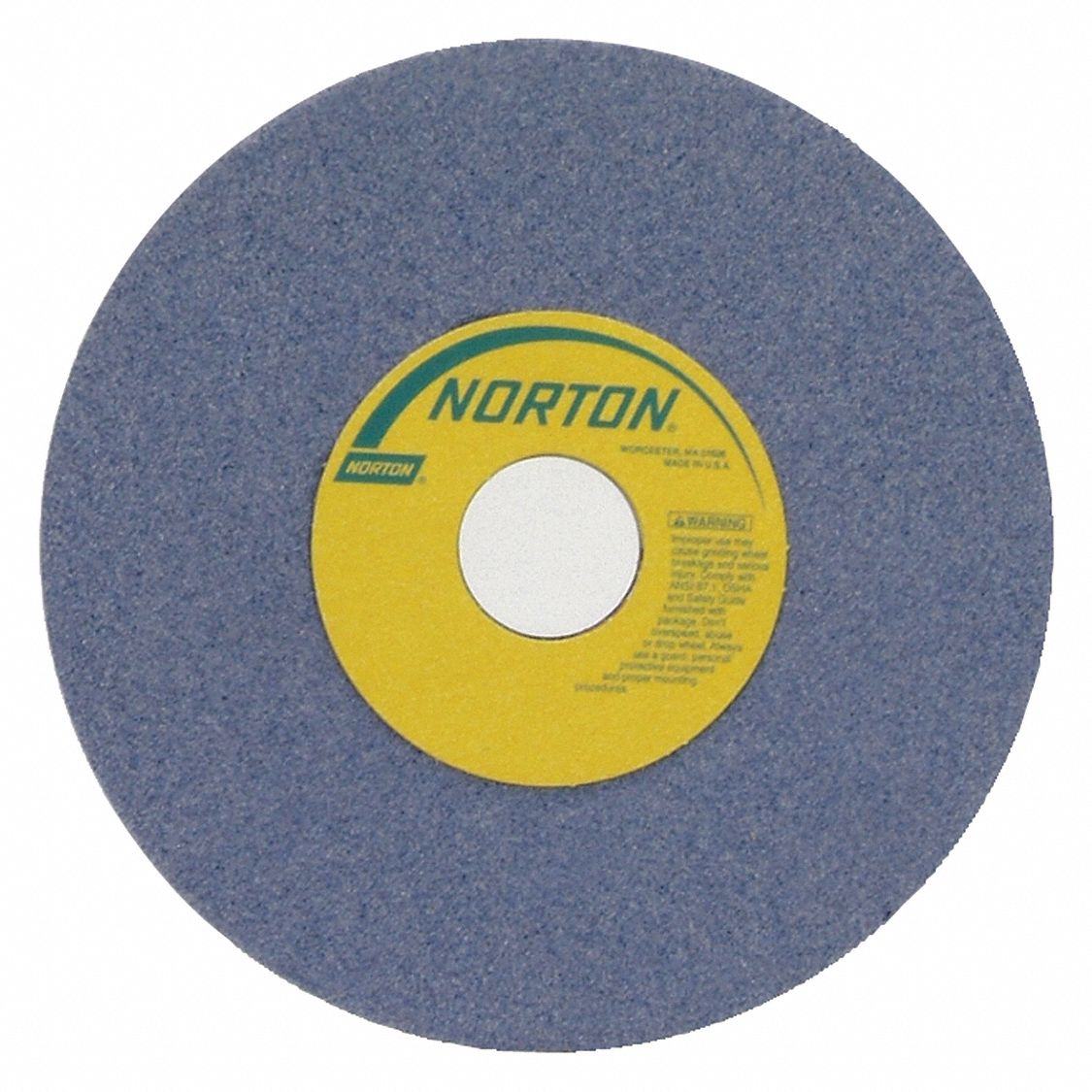 STRAIGHT GRINDING WHEEL, TYPE 1, 7 IN X ½ IN X 1¼ IN, 32A46-GVBE, ALUMINUM OXIDE