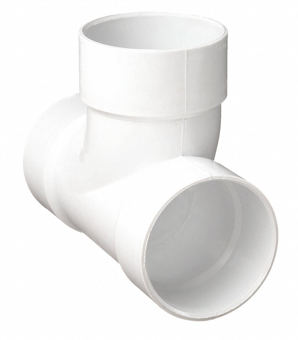 Sanitary Tee, White,