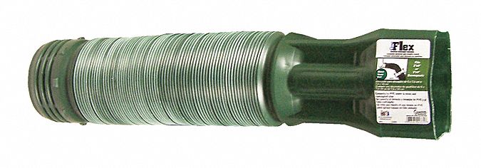 Green 19 to 55 PVC Universal Downspout Extender Pack of 5 