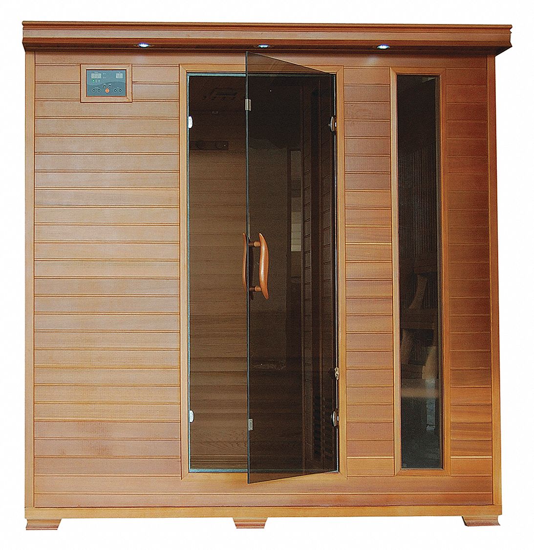 Infrared Sauna: Std Sauna, 75 in Exterior Wd, 59 in Exterior Dp, 76 in Exterior Ht