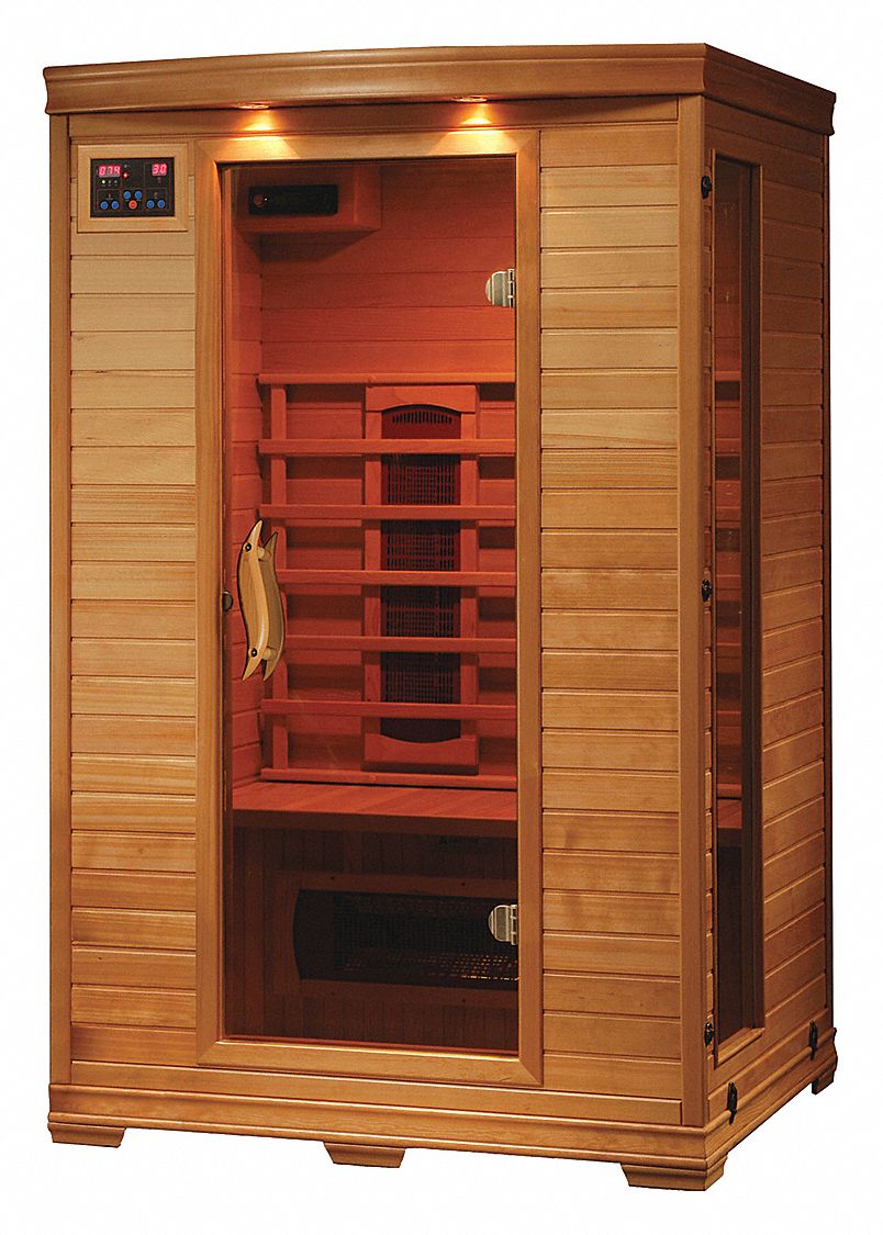 Infrared Sauna: Std Sauna, 47 1/4 in Exterior Wd, 39 1/4 in Exterior Dp, 75 in Exterior Ht