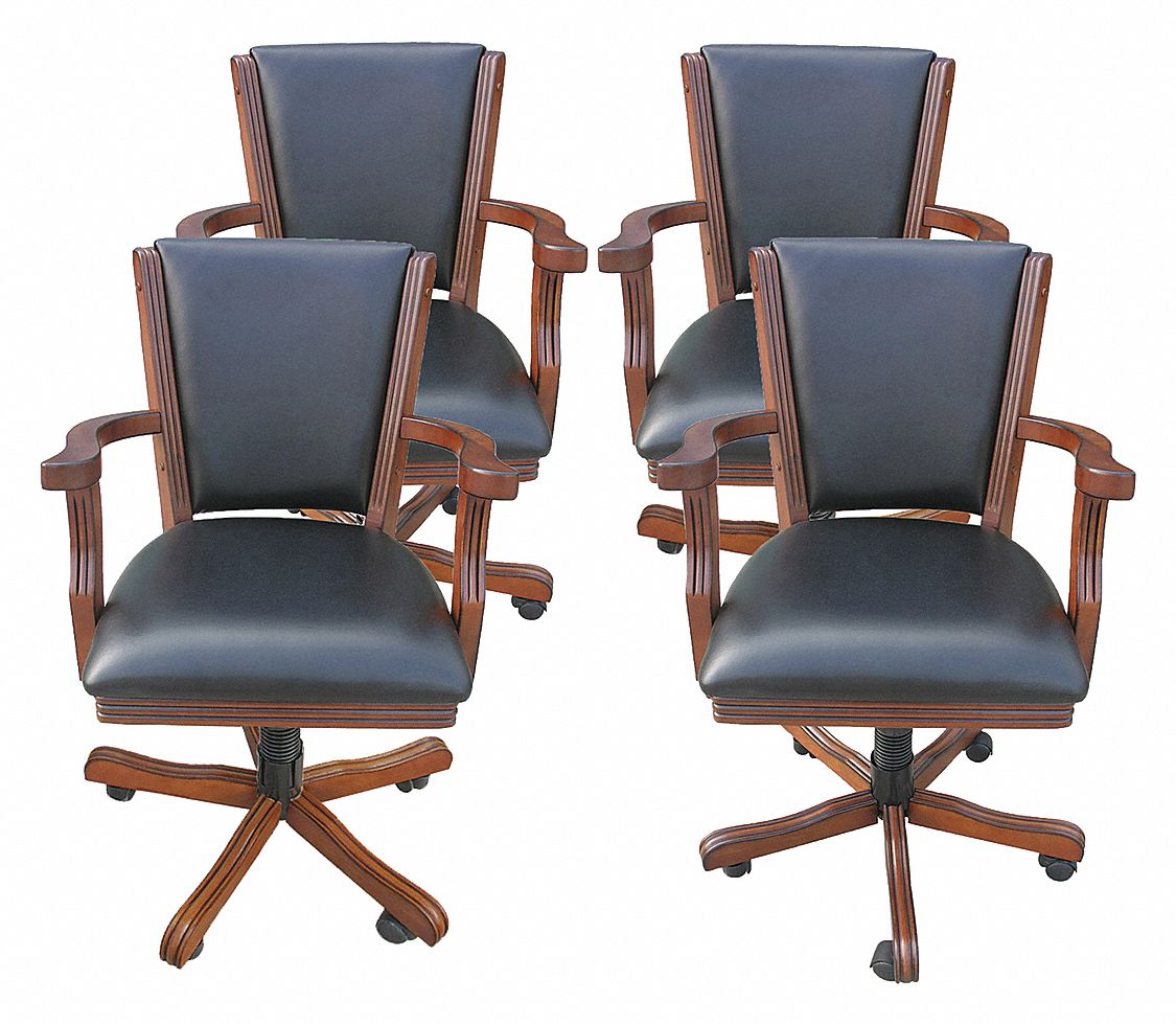 Leather poker table chairs new arrivals