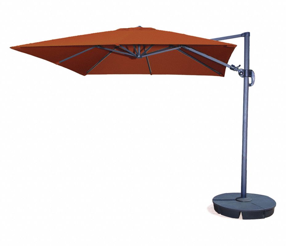 ISLAND UMBRELLA Sombrilla Voladizo,10x10 pies,Terracota - Sombrillas