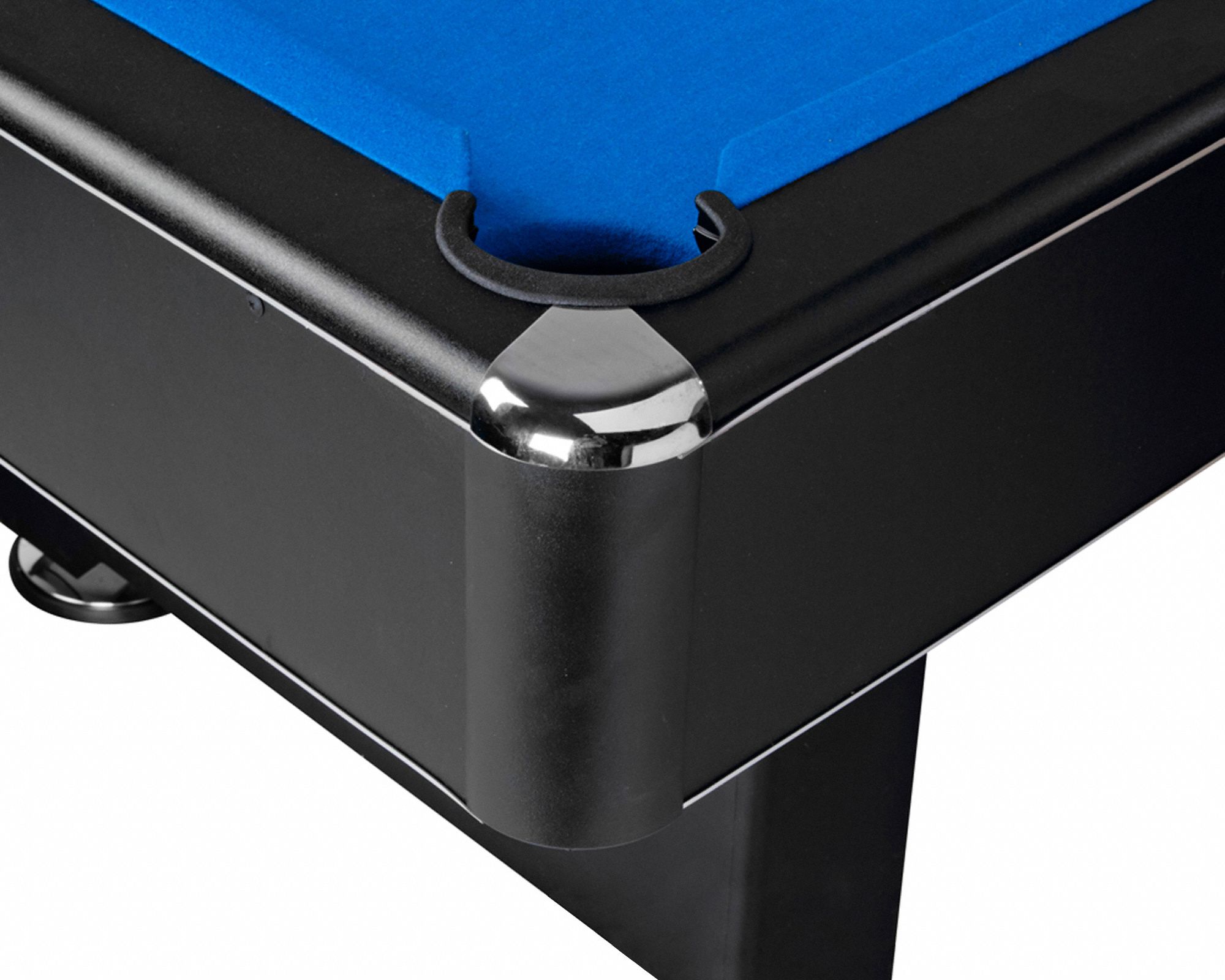 HATHAWAY Pool Table, 7 ft., Black, MDF, Wool/Nylon 34CR04BG2515PB