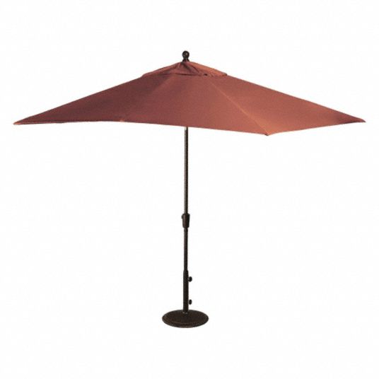 Island Umbrella Auto Tilt Market Umbrella 8 Ft X 10 Ft 34cr20 Nu5448tc Grainger