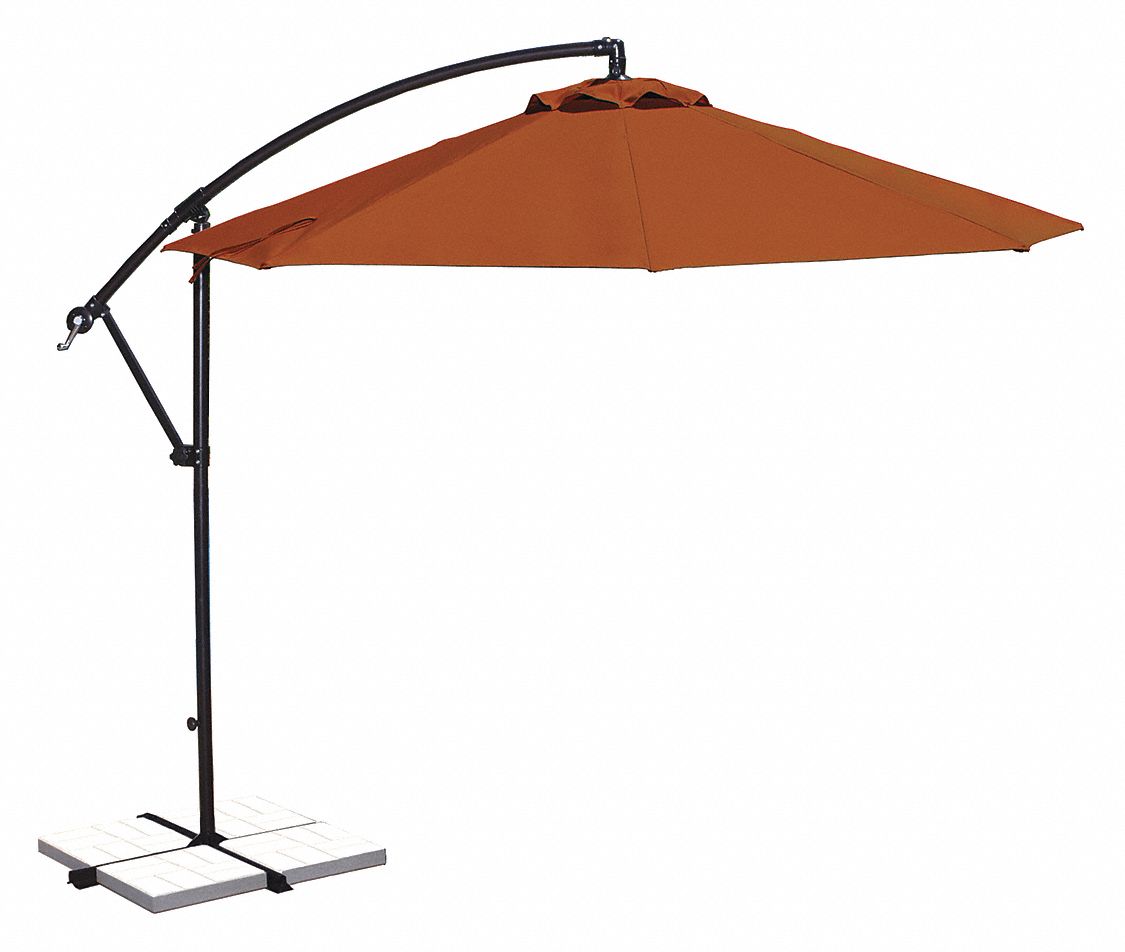 34CR24 - Cantilever Umbrella 10ft dia Terra Cotta