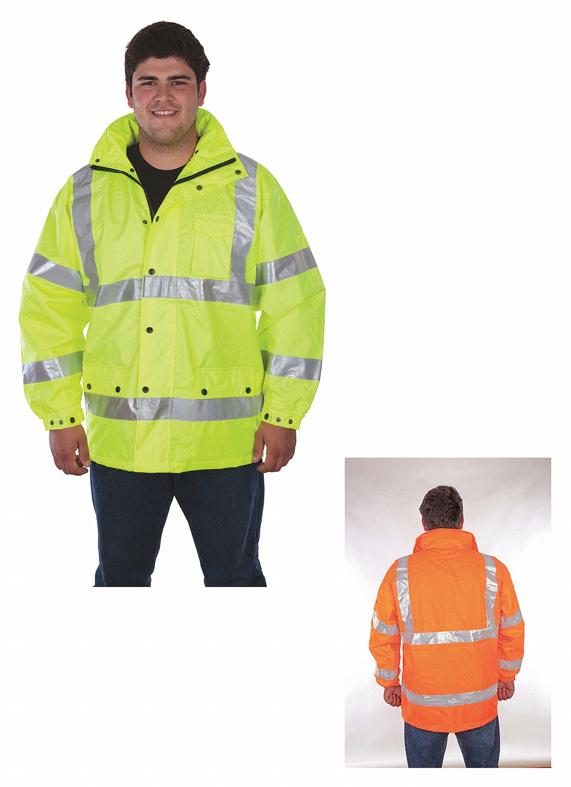 Anhydrous Waterproof Breathable Rain Gear Jacket And Bib