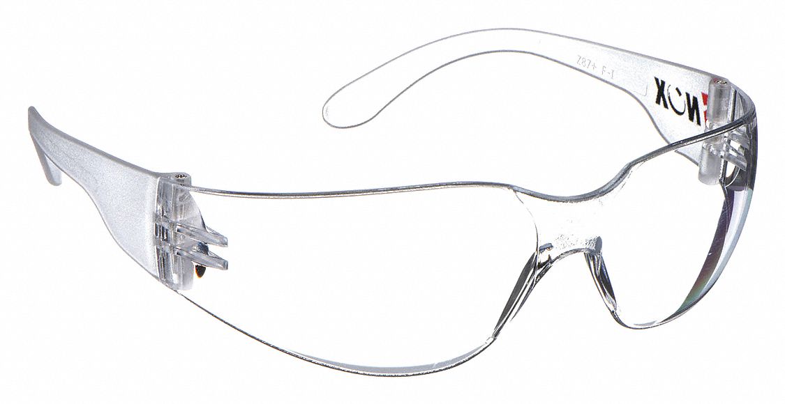 Clear Lens, Frameless, Safety Glasses - 34CT37|1715C/AF - Grainger