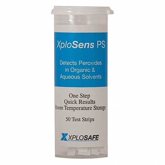 Peroxide Detection Test Strips: 50 Tests, 50 PK