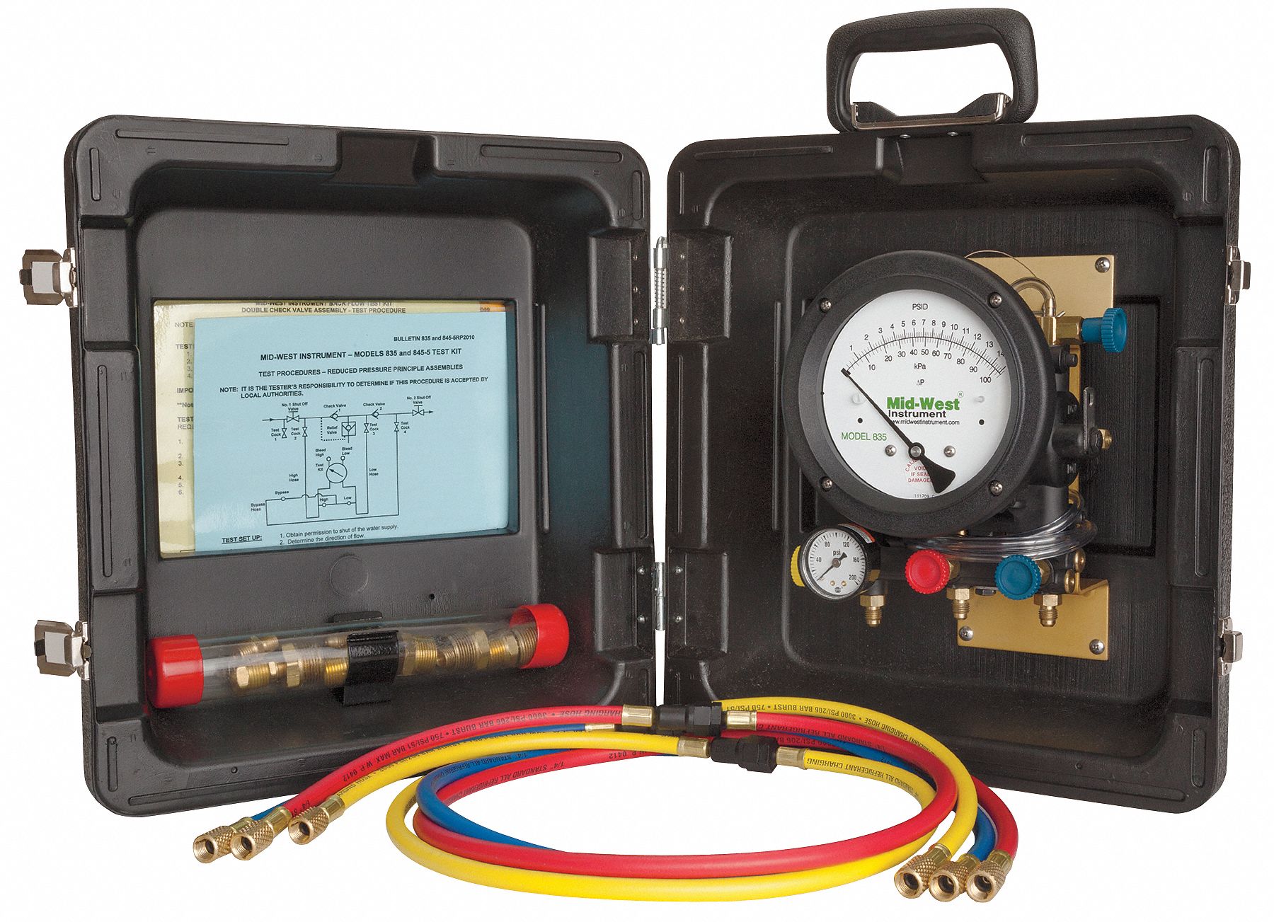 BACKFLOW PREVENTER TEST KIT,MODEL 835