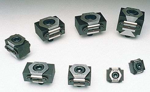 Single Wedge OK Vise Clamp: Smooth Face, 5/16"-18 Bolt