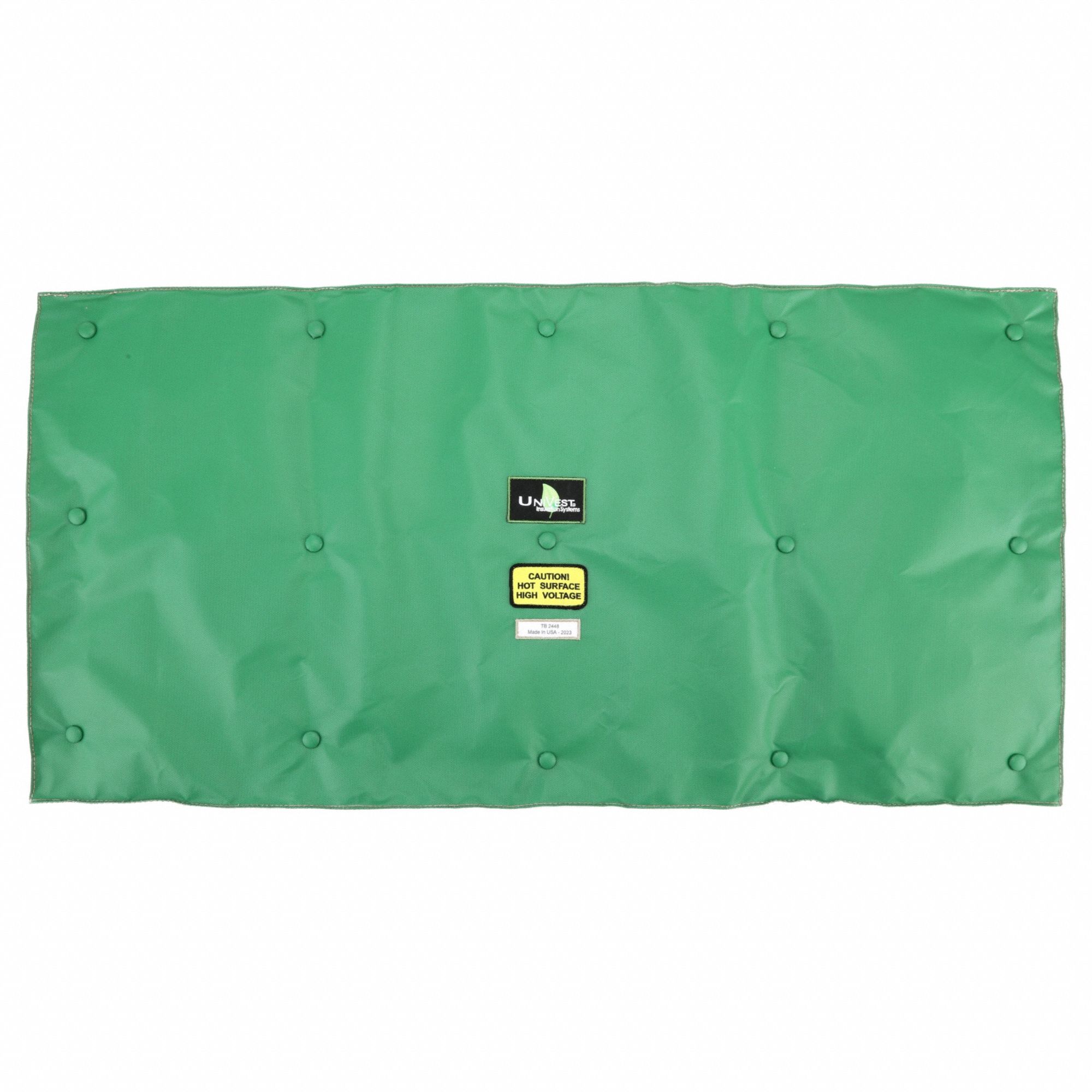 Insulated Throw Blanket: For 0 in to 7 in Circumference, Ceramic Fiber, 4 ft Cover Wd