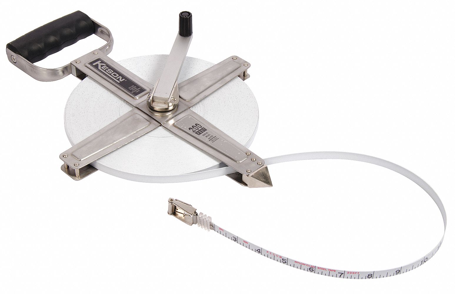 MEASURING TAPE,3/8 IN X 200 FT,OPEN