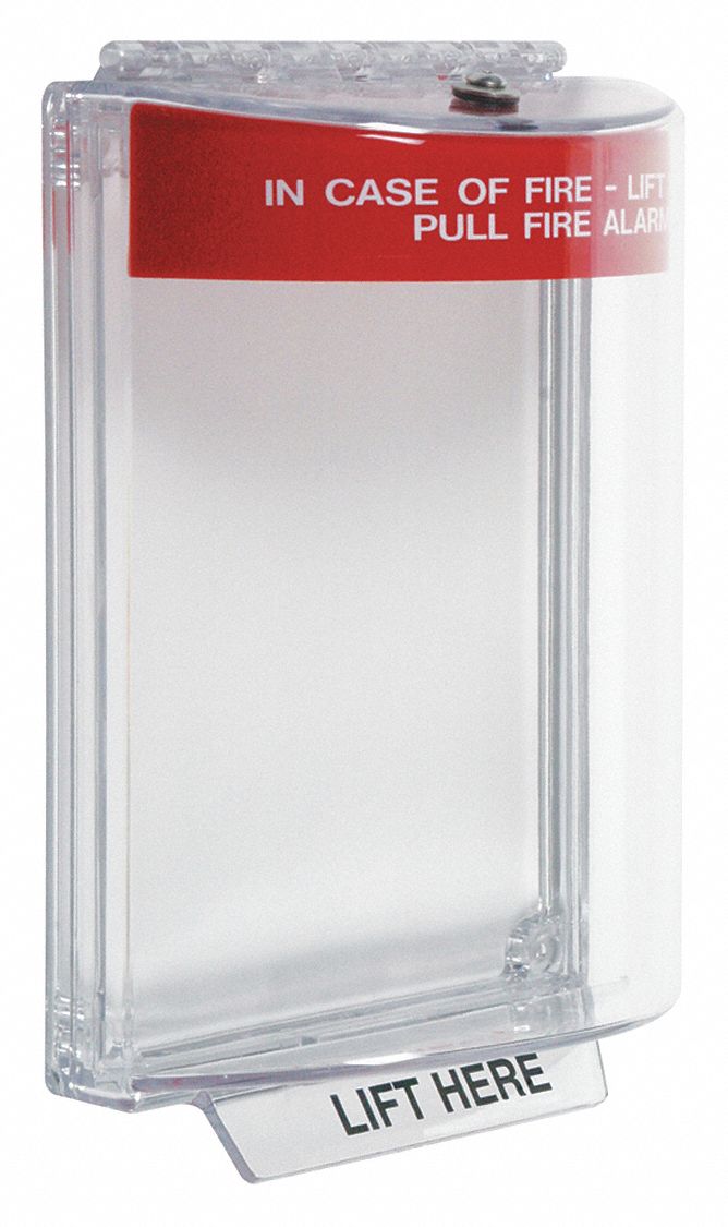 Universal Stopper Cover: Wall Mount, Flush Mount Mounting, Red