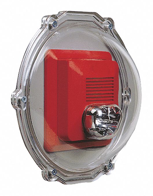 Stopper Dome: Polycarbonate, 7 3/8 in Overall Dp, STI-1225