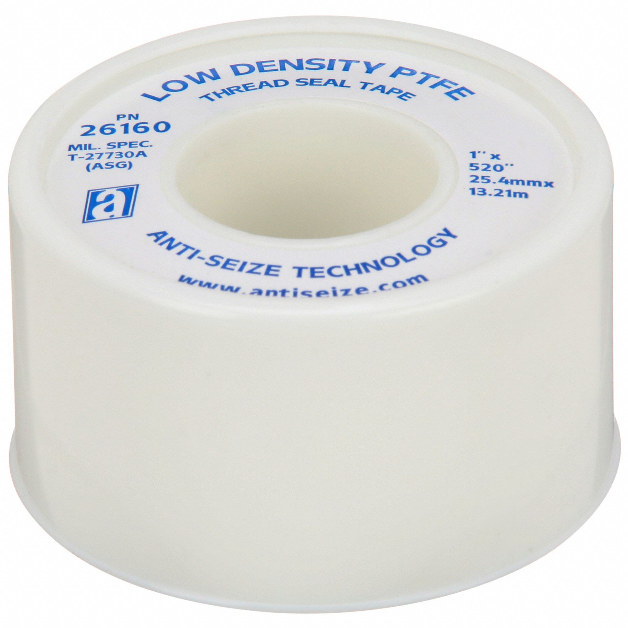 ANTI-SEIZE TECH., POLY-TEMP®, Low Density, Thread Sealant Tape