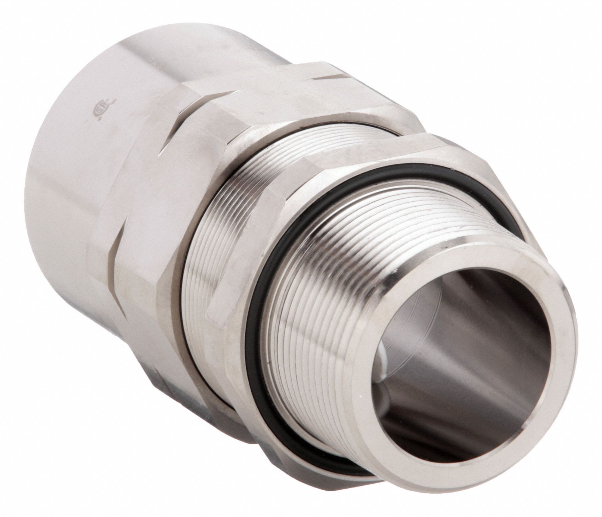 APPLETON ELECTRIC Liquid-Tight Conduit Fitting: Nickle Plated Brass, 1 ...