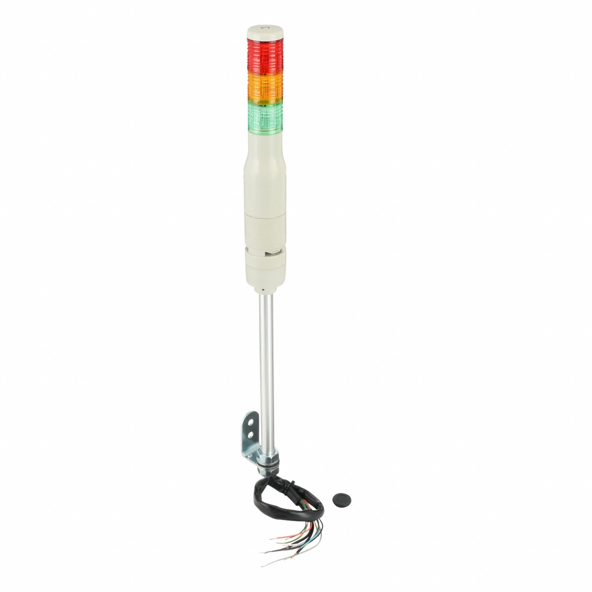 Tower Light Assembly: 3 Tier, Green/Orange/Red, Sounder Tier Included, XVC4M35S