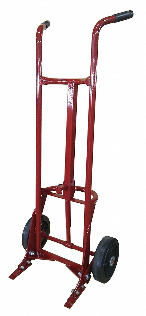 STEEL-FRAME DRUM HAND TRUCK, FOR 55 GAL CNTNR CAPACITY, FOR STEEL CONTAINER MATERIAL