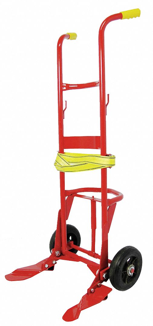 STEEL-FRAME DRUM HAND TRUCK, FOR 55 GAL CNTNR CAPACITY, FOR PLASTIC CONTAINER MATERIAL